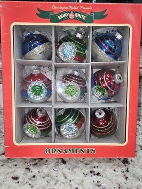 2014 Christopher Radko Shiny Bright Ornaments